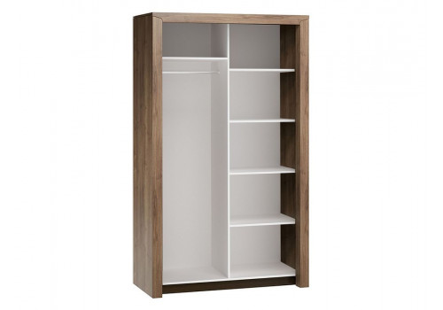 Шкаф-купе 2-х дверный 2300, Гарда (1380*620*2300) Дуб галифакс Табак, 10213