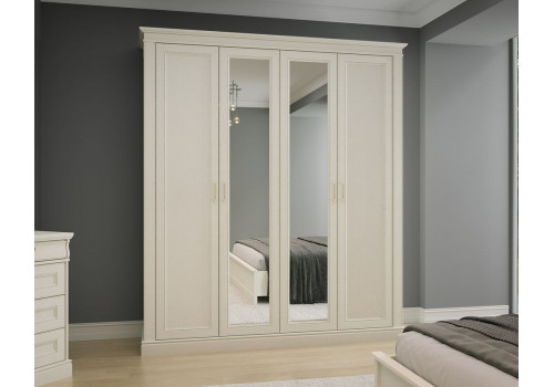 Шкаф 4-х дверный, Сиена (2024*548*2300) Береза бежевая, 12315