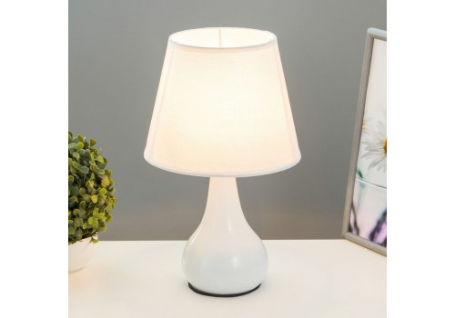 Лампа настольная 58084/1  1х40Вт Е27  (20*20*35,5) Белый, 4733882