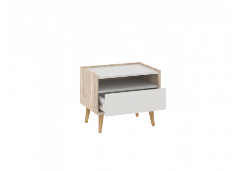 Тумба прикроватная, Аврора (550*401*460) Дуб Мария/Кашемир, 12711