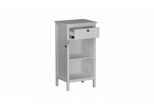 Тумба высокая узкая, Фрея (515*399*1004) Белый, 50705