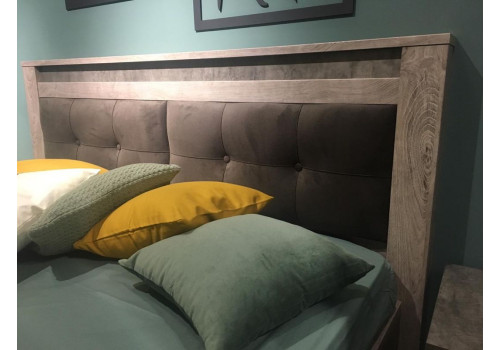 Мягкая вставка изголовья кровати Люкс 1600, Денвер (1560*365*60) Коричневый, 910513