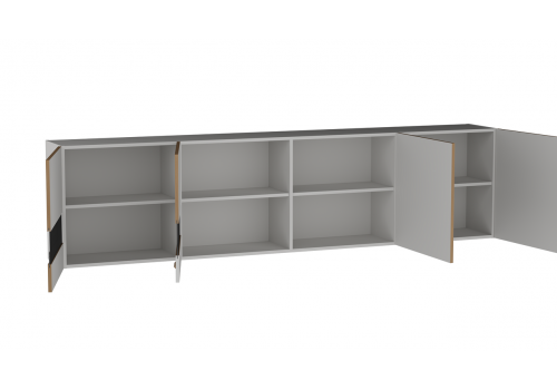 Шкаф ШСТ-240, Смарт (2400*316*600) Серый, 22610