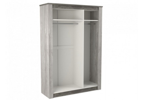 Шкаф 3-х дверный 2300, Денвер (1520*538*2300) Риббек серый, 11725