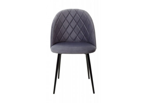 Стул серый AV 408/каркас черный, НИРВАНА (480*520*820), 4321