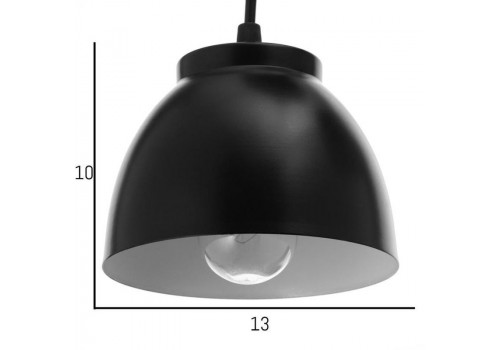 Люстра подвес  4111/3 3х40Вт Е27 (135*135*105) Черный, 6244453