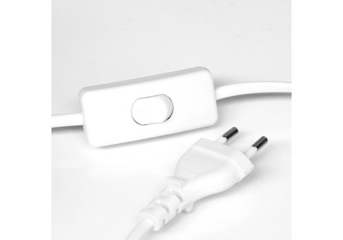 Лампа настольная 16565/1WT  E14 40Вт  (15*15*34) Белый, 6257054