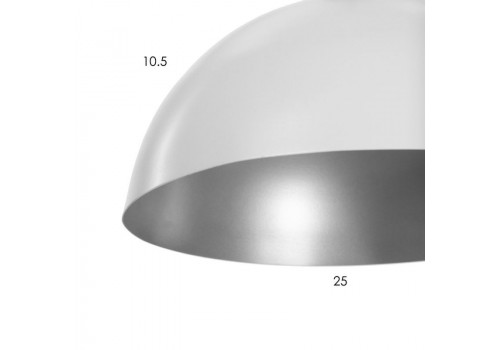 Люстра 1342513/1BK  1хE27 40W  (120 Белый,Серебро, 4556511