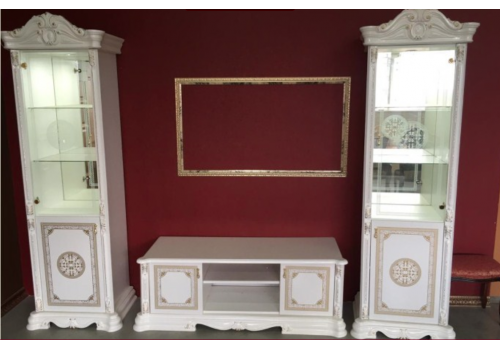 Комплект ГРАЦИЯ, глянец белый /золото