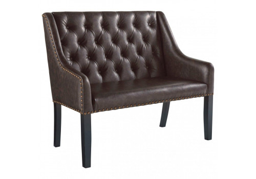 Скамья Carondelet A3000173 акцентная экокожа Коричневый