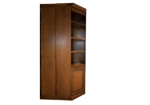 Шкаф MK-1736-CR 1-дверный угловой Вишня