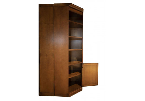 Шкаф MK-1736-CR 1-дверный угловой Вишня