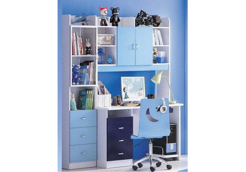 Комплект Bambino MK-4620-BL (письменный стол/МК-4603, стул/МК-4604) Синий/Белый