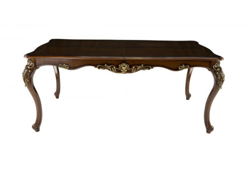 Стол Глория MK-2723-BG обеденный раскладной Темный орех