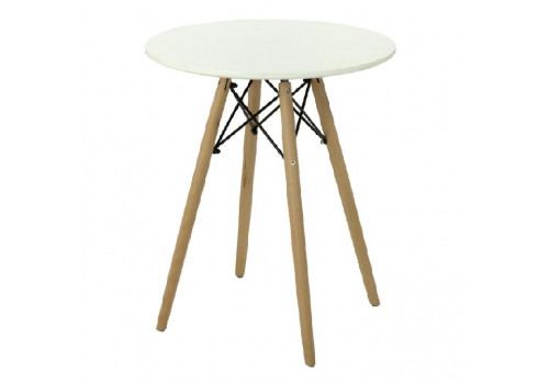 Стол обеденный DT-902-2 Mesa MK-4319-WT круглый Белый