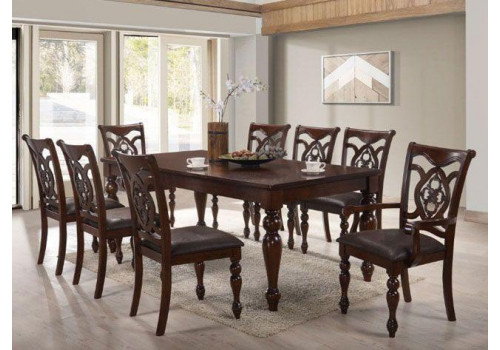 Стол Silen MK-4507-LW обеденный раскладной Темный орех