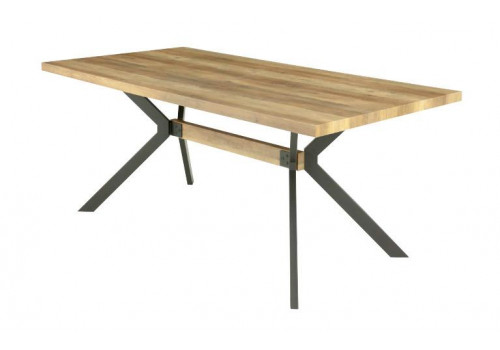 Стол обеденный F-1244-1 MK-6937-WD нераскладной Грецкий орех