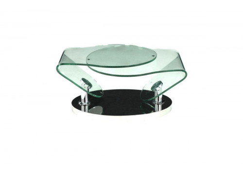 Столик журнальный MC-1762CT MK-7527-GL трансформер стеклянный Прозрачный