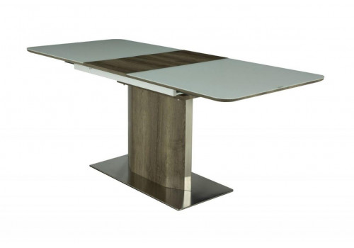 Стол DT2204 MK-7803-WD раскладной Кремовый/серое дерево