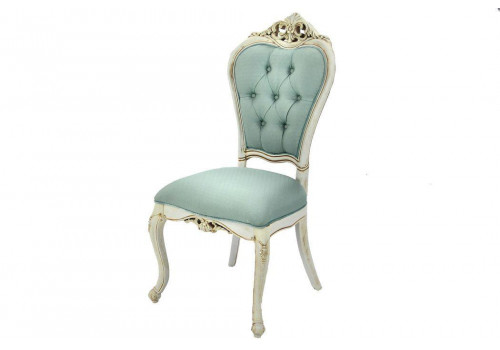 Стул Maris MK-5420-BO (цвет патины: золото) Беленый дуб