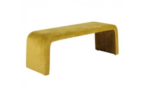 Скамья J-G-901 MK-6931-YL велюр мебельный Желтый