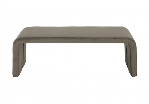 Скамья J-G-901 MK-6931-BR велюр мебельный Серый