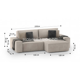 Диван Мадрид модульный угловой