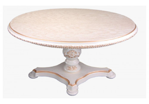 Стол журнальный Версаль Близнецы овал  крем