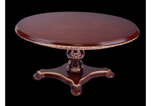 Стол журнальный Версаль Близнецы овал орех