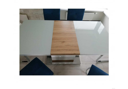 Стол обеденный  MK-5800-WT раскладной