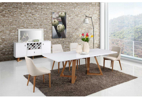 Стол  MK-5516-WT обеденный