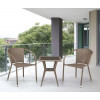 Комплект плетеной мебели T25B/Y137C-W56 Light Brown 2Pcs