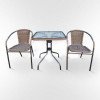Комплект мебели Асоль-2A TLH-037AR3/060SR-60х60 Cappuccino 2Pcs