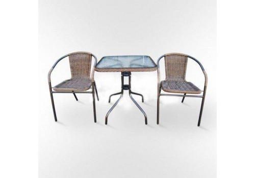 Комплект мебели Асоль-2A TLH-037AR3/060SR-60х60 Cappuccino 2Pcs