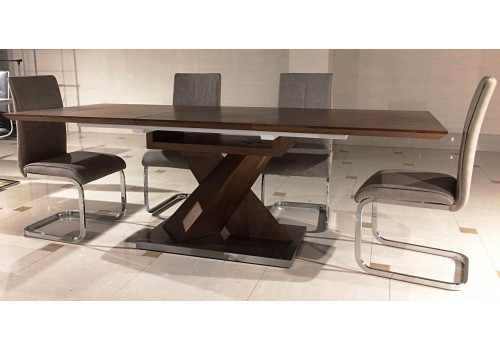 Стол обеденный Мемфис MK-5504-OK обеденный раскладной 90х160(220)х76 см Дуб