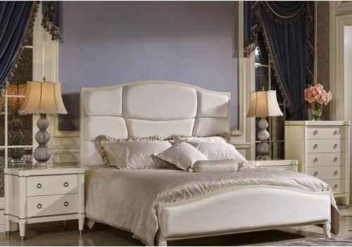 Кровать Ивон MK-6810-IVG двуспальная 180х200 см