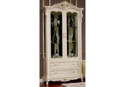 Витрина 2-дверная ЛЕВАЯ Глория MK-2716-WG