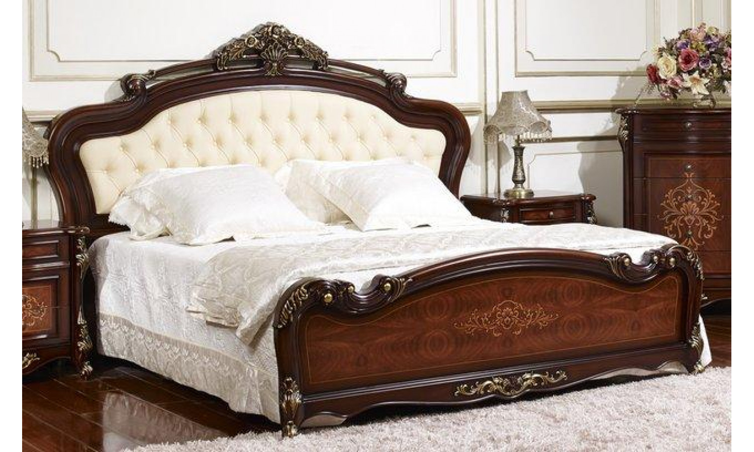 Кровать Аманда (180х200) MK-2704-DN