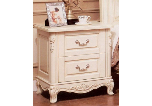 Тумба прикроватная Милано (60х45х66 см) Слоновая кость MK-1818-IV