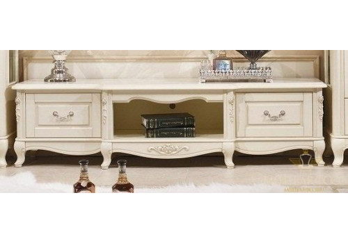 ТВ тумба  Милано  (190х51х50 см) Слоновая кость MK-1822-IV
