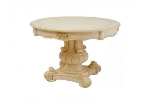 Стол обеденный круглый  Милано  Слоновая кость MK-1894-IV