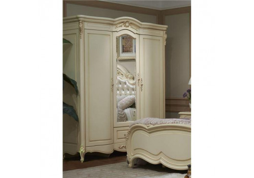 Шкаф 3-дверный  Милано  с зеркалом MK-1836-IV