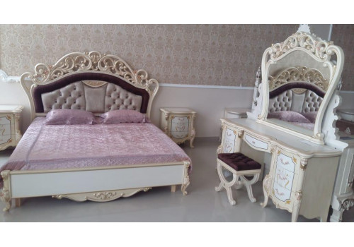 Спальня БЕЛЬ BEL 721, с 4-дверным шкафом, беж