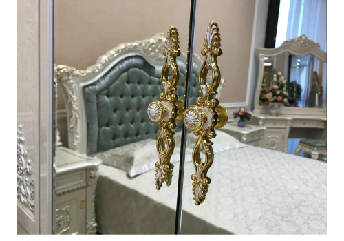 Спальня АНАБЕЛЬ KARLANABEL 737, беж с золотом