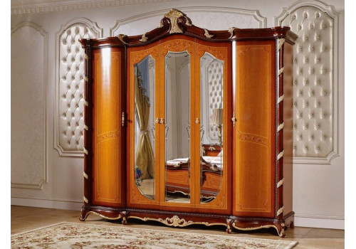 Спальня  Опера  Светлый орех 5 дверная Ткань 889