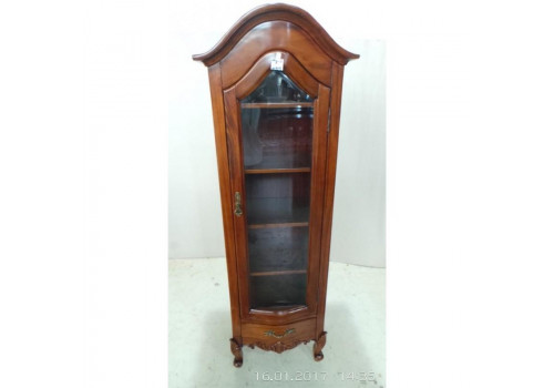 Витрина однодверная  Махагон  MK-2498-NM