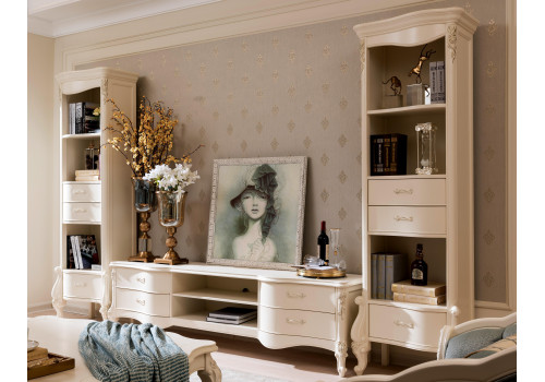 Гостиная Луиза(Luisa)MK белый с золотом
