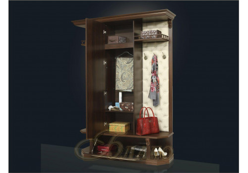 Прихожая Б5.13-9 Орех/Бежевый