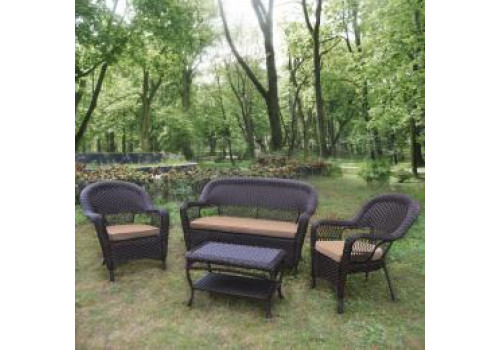 Комплект плетеной мебели LV130 Brown/Beige