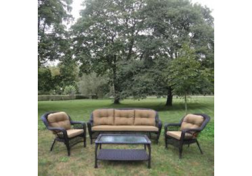 Комплект плетеной мебели LV216 Brown/Beige